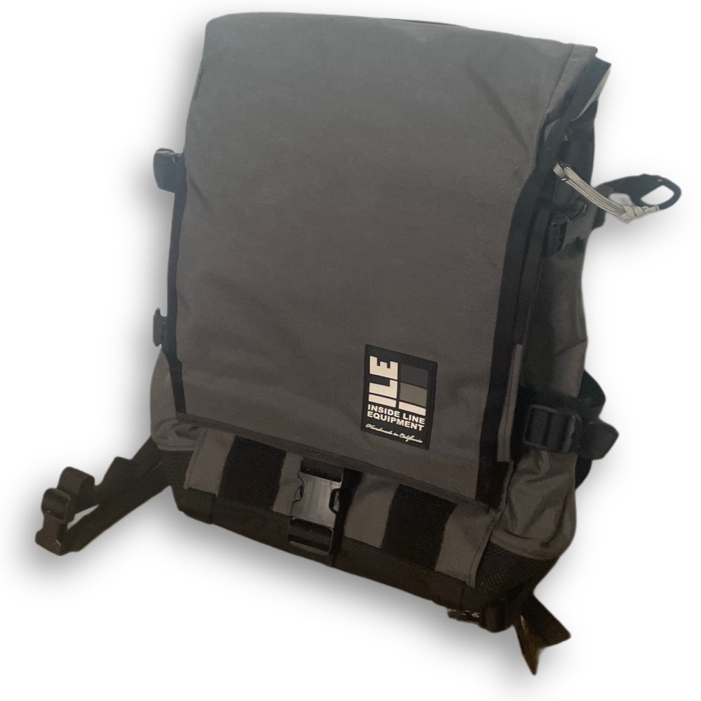 Inside Line Equipment Flaptop Backpack in Grey Cordura